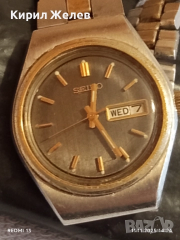 Марков дамски часовник SEIKO AUTOMATIC JAPAN рядък за ЦЕНИТЕЛИ 51543, снимка 2 - Дамски - 52376594