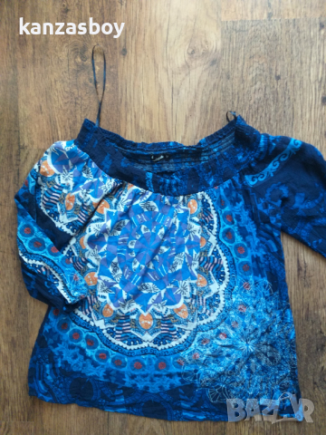 desigual - страхотна дамска блуза КАТО НОВА, снимка 5 - Блузи с дълъг ръкав и пуловери - 36357959