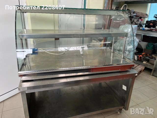 Топла витрина топла, снимка 2 - Друго търговско оборудване - 53429786