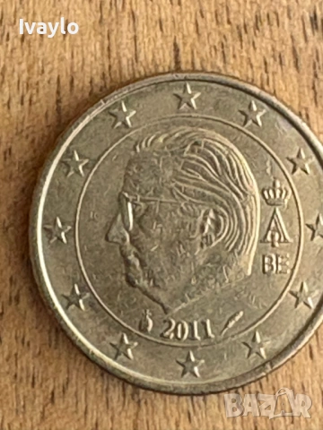 50 Cent Belgium 2011, снимка 2 - Нумизматика и бонистика - 53779369