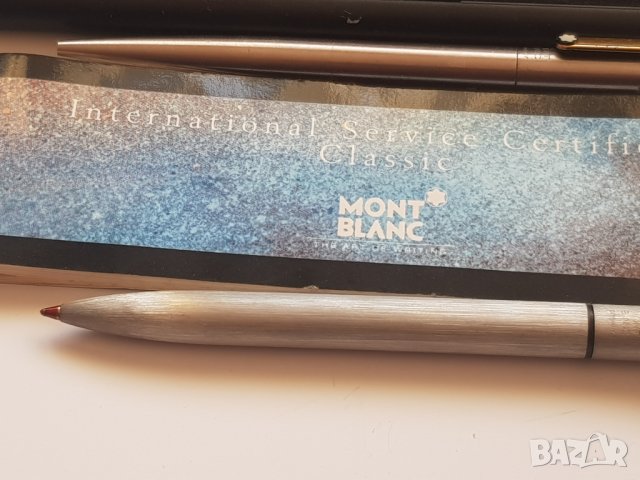 Комплект стари химикалки Montblanc с оригинална кутия, снимка 14 - Колекции - 34237870