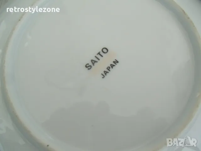 № 7964 стари японски порцеланови чинии - 7 броя   - SAITO JAPAN  - илюстрации - риби  , снимка 6 - Сервизи - 49692250
