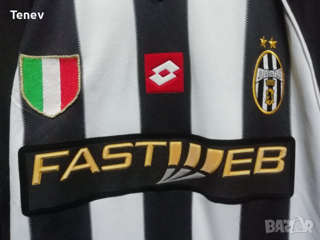 Juventus Lotto Vintage 2002 2003 оригинална тениска фланелка Ювентус размер М, снимка 3 - Тениски - 41507954