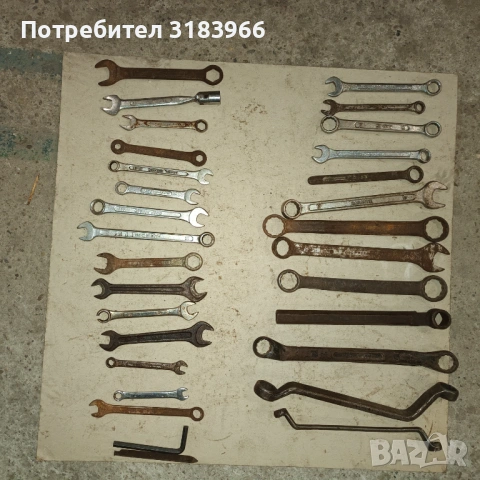 голям лот инструменти № 11 30 броя, снимка 4 - Ключове - 53840161