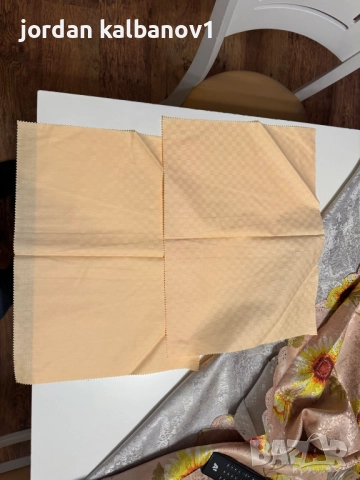 Салфетки от плат 2бр. в пакет само 4лв. пакета цвят Жълт и Прасковен, снимка 5 - Други стоки за дома - 52531404