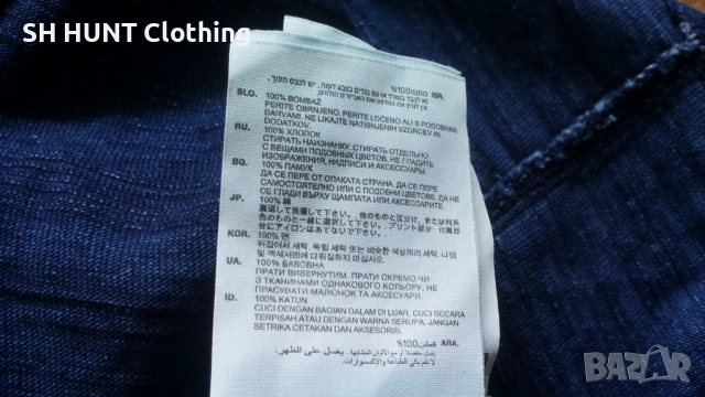 G-STAR VAN JONES INDIGO SHIRT Размер M - L мъжка еластична риза 12-60, снимка 18 - Ризи - 52795013