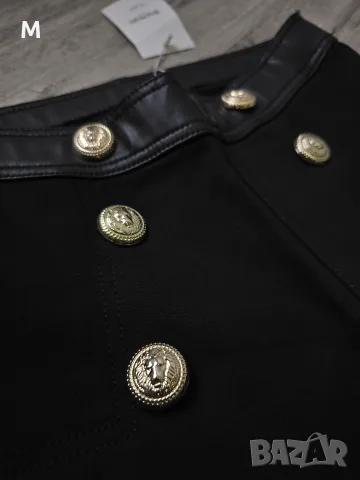 Нов дамски чер панталон BALMAIN на намаление , снимка 3 - Панталони - 56221194