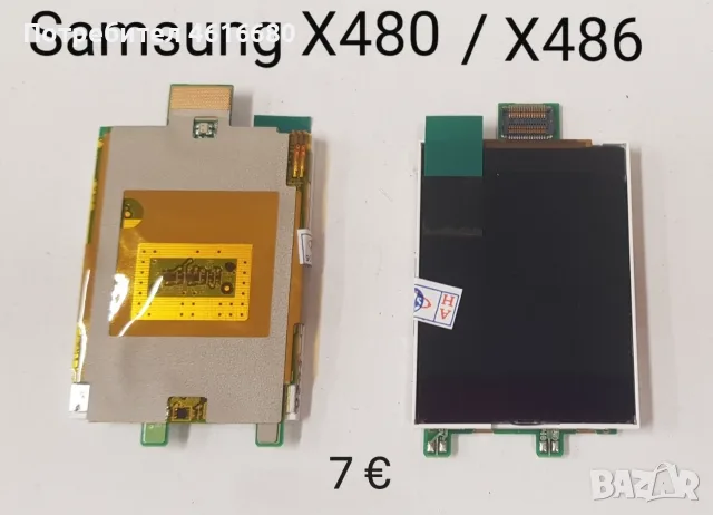 Дисплей за Samsung X460,E630,X480,X200,X210,X630,X640,C110,C200,C210,C230,X140,C140,E2550,E250,C6112, снимка 3 - Резервни части за телефони - 56223059