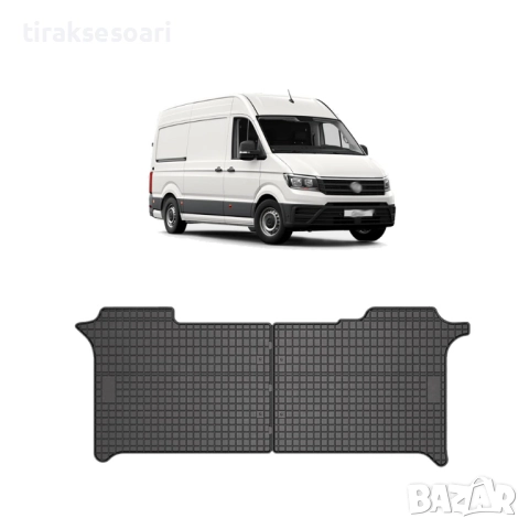 Гумени стелки Frogum за VW Crafter II (2016+) и MAN TGE (2017+) – Втори ред