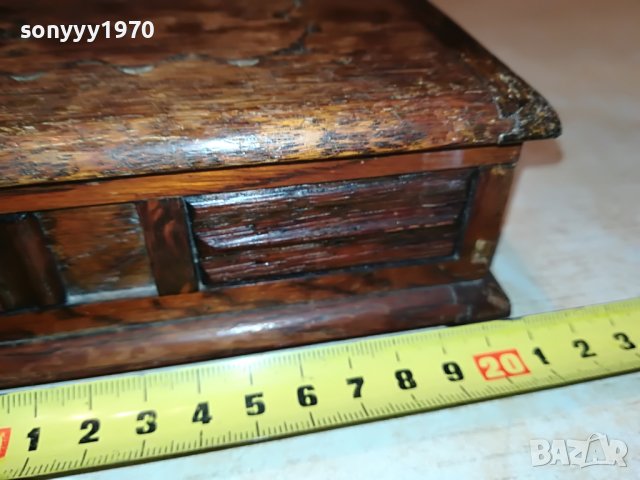 TALLENT-ENGLAND ДЪРВЕНА КУТИЯ С ЛОГО ОТ АНГЛИЯ 0705231127, снимка 9 - Антикварни и старинни предмети - 40616648