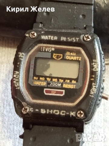 Винтидж електтронен часовник LEVIS рядък за КОЛЕКЦИЯ 51888, снимка 3 - Дамски - 53492202