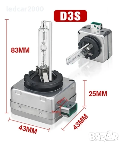 Ксенонова крушка 35 W. XENON D3S, снимка 2 - Аксесоари и консумативи - 50986994