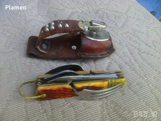 Ловджийско джобно ножче НИППА с 6 приспособления и калъф