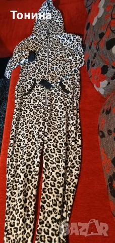 Дамски тигров гащиризон мек и топъл