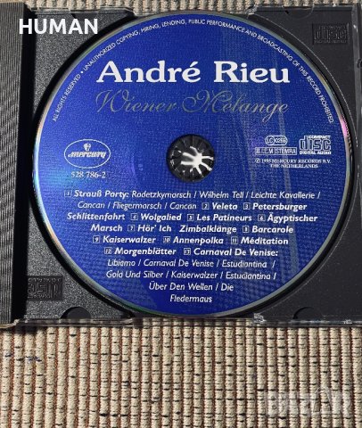 Andre Rieu,Singing In The Rain,Three Of A Kind , снимка 3 - CD дискове - 41291115