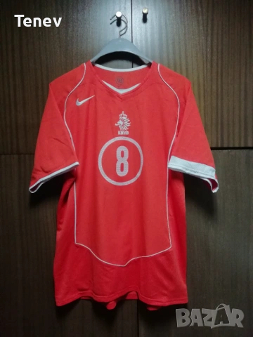 Holland Davids Nike T90 Total 90 оригинална футболна тениска фланелка Холандия Нидерландия Давидс , снимка 2 - Тениски - 48460341
