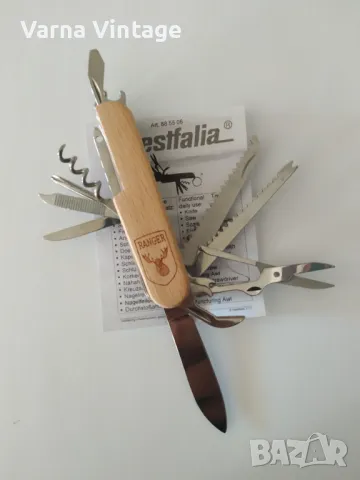 Многофункционално джобно ножче Ranger. Westfalia Германия., снимка 3 - Ножове - 49368740