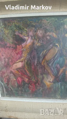 Оригинална Стара картина Г.Машев , снимка 4 - Колекции - 50394504