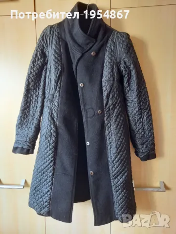 Mango вълнено палто с подплата размер М, снимка 4 - Палта, манта - 48052113