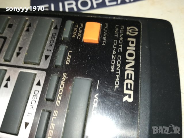 PIONEER CU-AZ019 AUDIO REMOTE-ВНОС SWISS 2606231713, снимка 13 - Ресийвъри, усилватели, смесителни пултове - 41361730