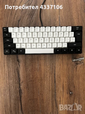 Геймърска клавиатура RGB, 61 клавиша, жична, РС/Мас, снимка 1