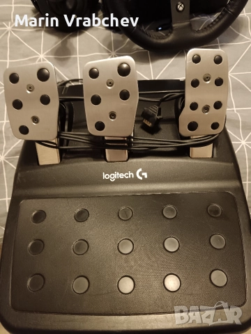 Logitech G920 Геймърски Волан + подарък ръчка за скорости, снимка 5 - Клавиатури и мишки - 52815524
