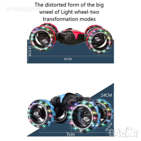 3996  Кола трансформър с дистанционно управление и гривна за жестово управление , снимка 10 - Коли, камиони, мотори, писти - 44614537