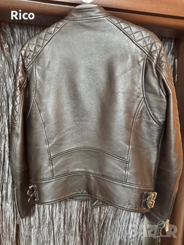 Biker Leather Jacket Dsquared2, снимка 6 - Якета - 51919576
