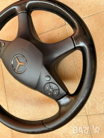 Четирилъчев волан Мercedes W204 с еърбег/airbag Ц-класа/C-class 2008г, снимка 5 - Части - 53502332