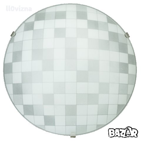 СТЪКЛЕНА ПЛАФОНИЕРА, КРЪГ - IP20, снимка 2 - Лампи за таван - 35977136