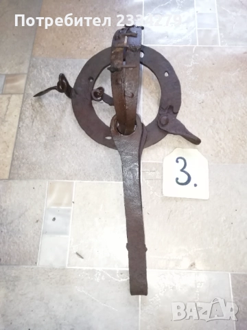 Стари антични капани тип вълчи, ръчно изковани. , снимка 9 - Антикварни и старинни предмети - 52976975