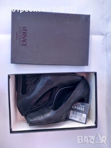  VERSACE -Оригинални обувки, снимка 1 - Дамски обувки на ток - 40262525
