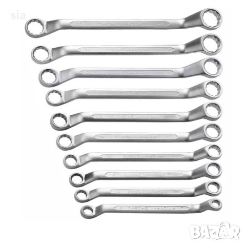 Ключ гаечен, Лула, 6-27мм, 10 бр, снимка 2 - Аксесоари и консумативи - 41870700