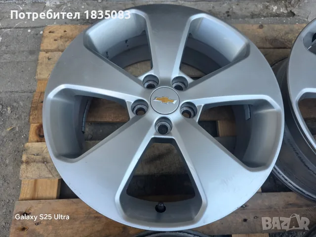 Лети джанти 17ки 5х105 Chevrolet, Opel, снимка 4 - Гуми и джанти - 55780986