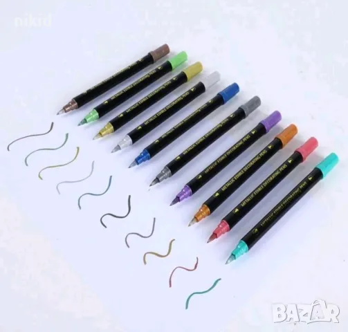 Двустранна Сладкарски маркер писалка хранителна за надписване рисуване сладки бисквитки фондан, снимка 7 - Други - 31806200