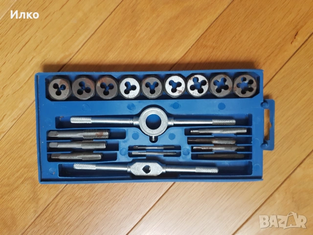 Комплект плашки и метчици, снимка 2 - Други инструменти - 53260011