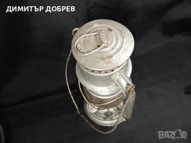 СТАР РЕТРО ВЕТРОУПОРЕН ФЕНЕР ГАЗЕНА ЛАМПА METALOGLOBUS Nr104E ROMANIA, снимка 5 - Антикварни и старинни предмети - 50483989