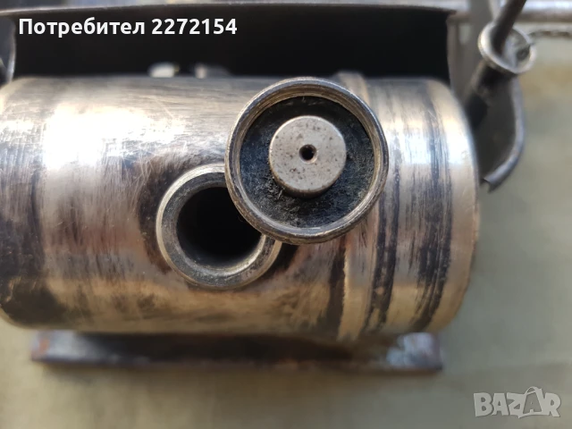 Бензинов котлон примус, снимка 3 - Антикварни и старинни предмети - 51355517