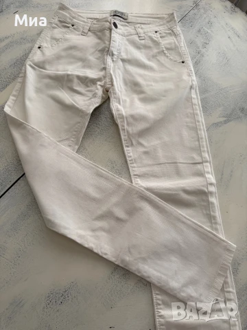 Бял дамски панталон, слим The Water Jeans, снимка 2 - Панталони - 50848592