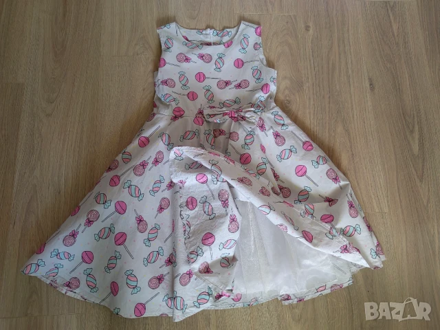 Официална детска рокля 146 см, снимка 4 - Детски рокли и поли - 50629090