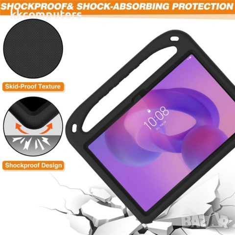 Калъф за Lenovo Idea Tab / Tab K11 Gen 2 с Дръжка и Стойка - EVA, 360° Защита, Вкл. Протектор - 6 Цв, снимка 9 - Калъфи, кейсове - 53267170