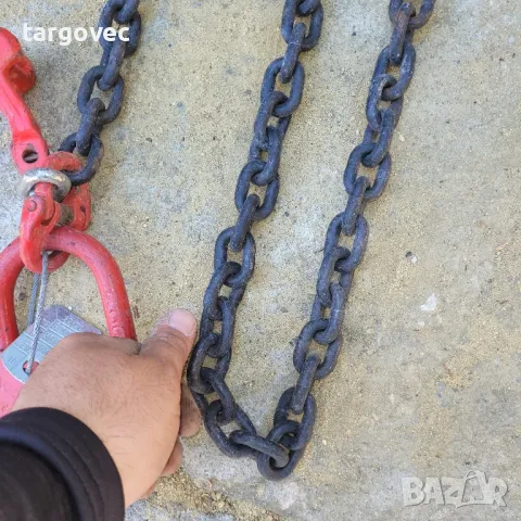 комплект осигурителни синджири за транспортна тежка техника или осигуряване на товари, снимка 3 - Други инструменти - 50217856