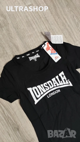 ДАМСКА тениска Lonsdale S size, снимка 2 - Тениски - 53249027
