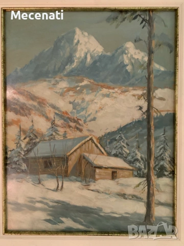 ИВАН БОТУШАРОВ акварел, снимка 3 - Картини - 53099774