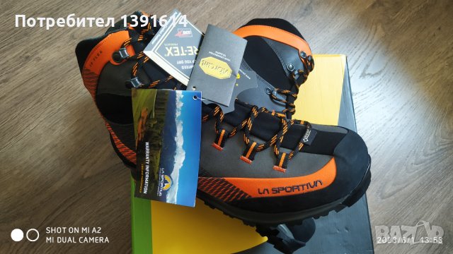 La Sportiva Trango TRK Leather Carbon/ Pumpkin , снимка 6 - Спортни обувки - 40896211