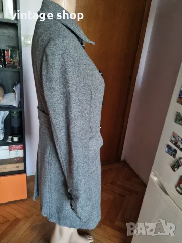 Палто Weekend Max Mara, кройка тип шинел, размер М, снимка 3 - Палта, манта - 56313334
