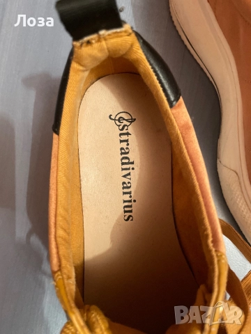 Дамски обувки, всекидневни, марка Страдивариус, снимка 4 - Маратонки - 52858452