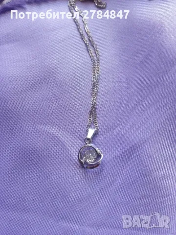Колие с кристал , снимка 4 - Колиета, медальони, синджири - 48956752