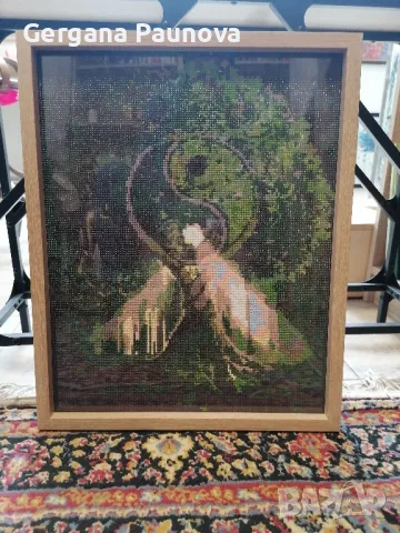 Диамантен гоблен - "Ин и Ян" , снимка 2 - Декорация за дома - 49174716