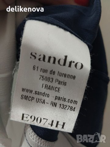 sandro. Made in France Original. 100% Коприна, снимка 4 - Корсети, бюстиета, топове - 41780834